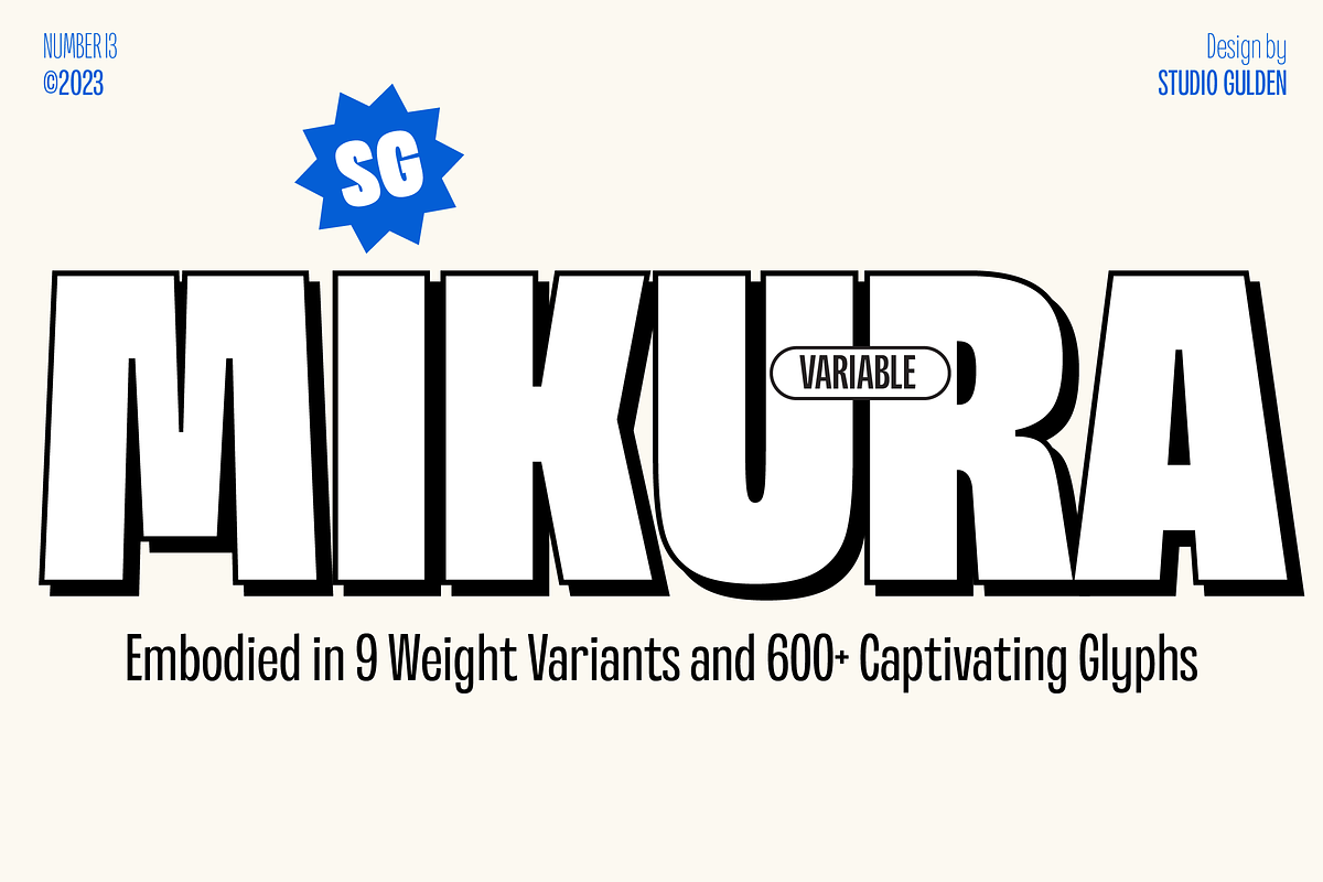 SG - MIKURA, a Sans Serif Font by Studio Gulden (Photo 3 of 12)