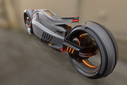 Sci-fi concept motorcycle, a Cars & Vehicle 3D Model by Snji | 3D Models (Thumbnail 4 of 16)