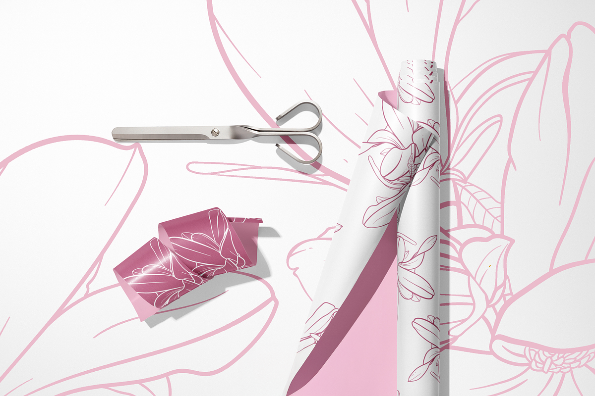 Magnolia Floral Design Pack, a Texture Illustration by JuDesign (Photo 15 of 16)