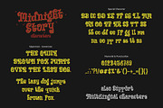 Midnight Story, a Blackletter Font by Orenari (Thumbnail 2 of 5)
