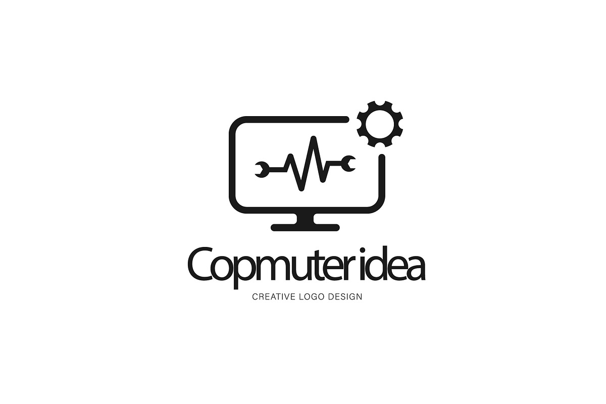 computer service logos, a Branding & Logo Template by Logocreative