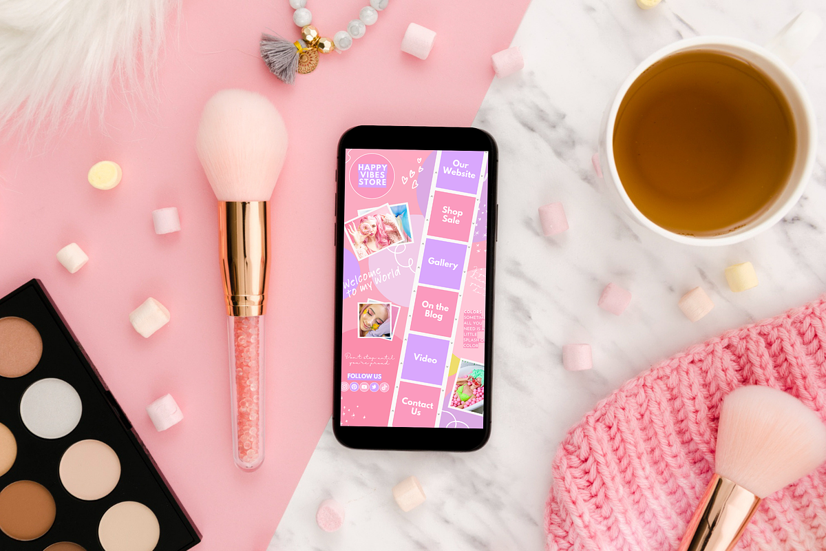 Creative Link in Bio Template, a Landing Page Template by SunshineStudioBoutique (Photo 8 of 9)