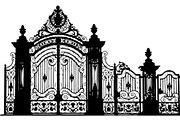 Decorative Iron Gate Bundle, a Decorative Illustration by Designer_Momina (Thumbnail 2 of 26)