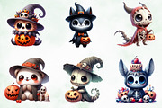 Creepy Animals Sublimation Bundle, an Illustration by Creative Art (Thumbnail 2 of 4)