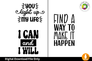 Motivational Quotes-Pack 3, an Object Graphic by Jadugar Design Studio (Thumbnail 4 of 9)