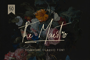 The Maestro - Signature Classic Font