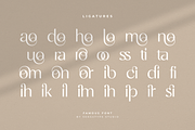 Famous - Modern Feminine Beauty Font, a Sans Serif Font by Sensatype (Thumbnail 25 of 33)
