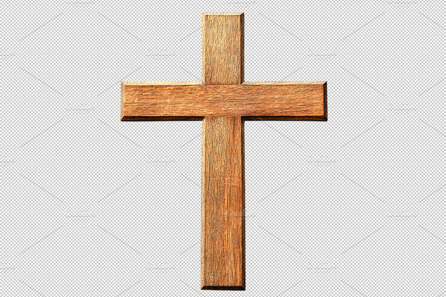 Rustic Cross Png, a Photo by VetalStock