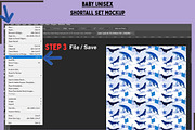 Baby Unisex Shortall Set Mockup, a Hoody Mockup by Nora Gad (Thumbnail 4 of 16)