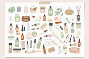 Aroma and beauty vector clipart, a Healthcare Illustration by Nadezhda Mikhailova (Thumbnail 3 of 9)
