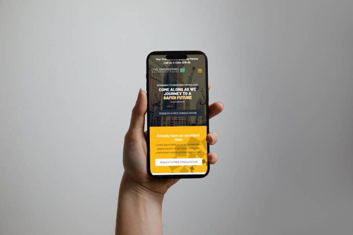 Civil Engineering WordPress Theme preview 5