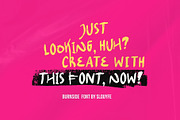 Burn Side Raw Marker Font, a Handwritten Font by Sloulyfe (Thumbnail 9 of 9)