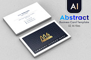 Abstract Business Card Template - 48, a Business Card Template by M6 Gallery (Thumbnail 1 of 3)