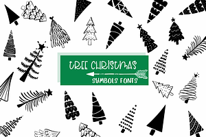 Tree Christmas| Symbols Fonts, a Symbol Font by Sirinart