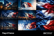 Flag of France. 28 images, an Object Illustration by Handmadefont (Thumbnail 6 of 9)