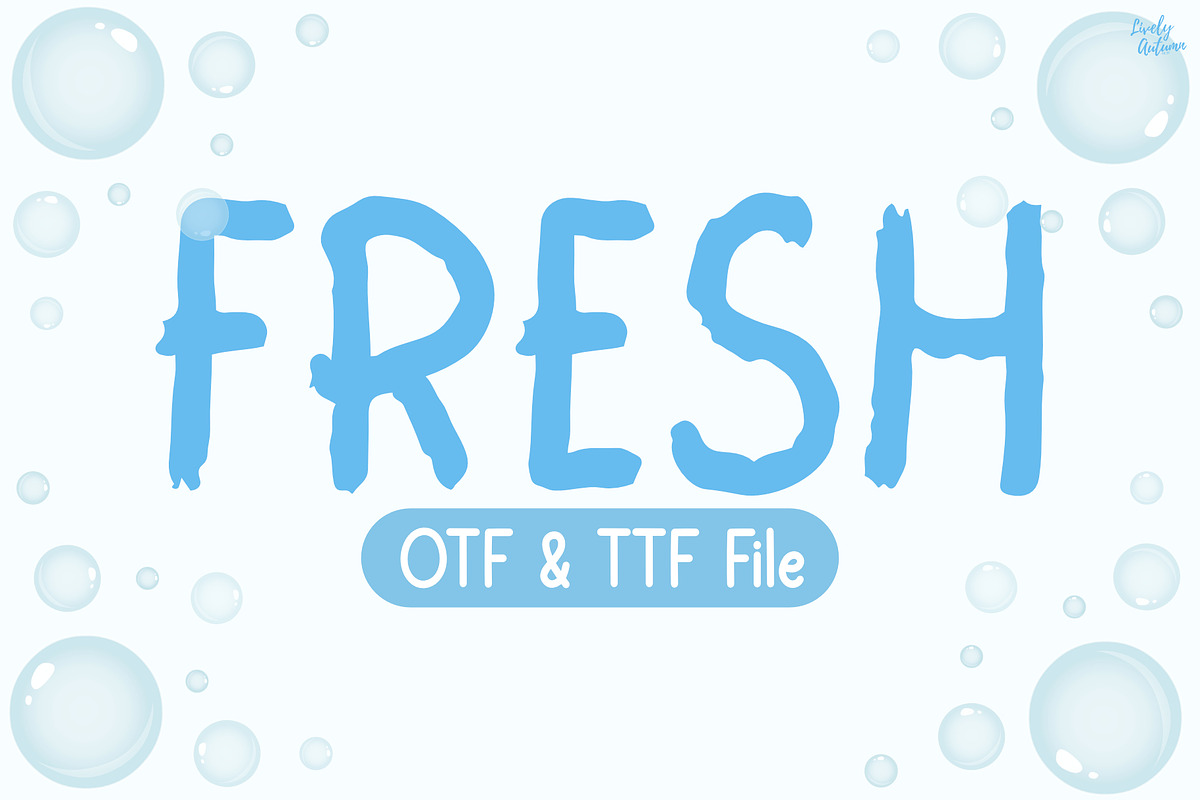 Fresh | Handwritten font, a Handwritten Font by LivelyAutumn11.11 (Photo 1 of 5)
