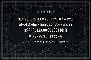 Acid Goth Font Family