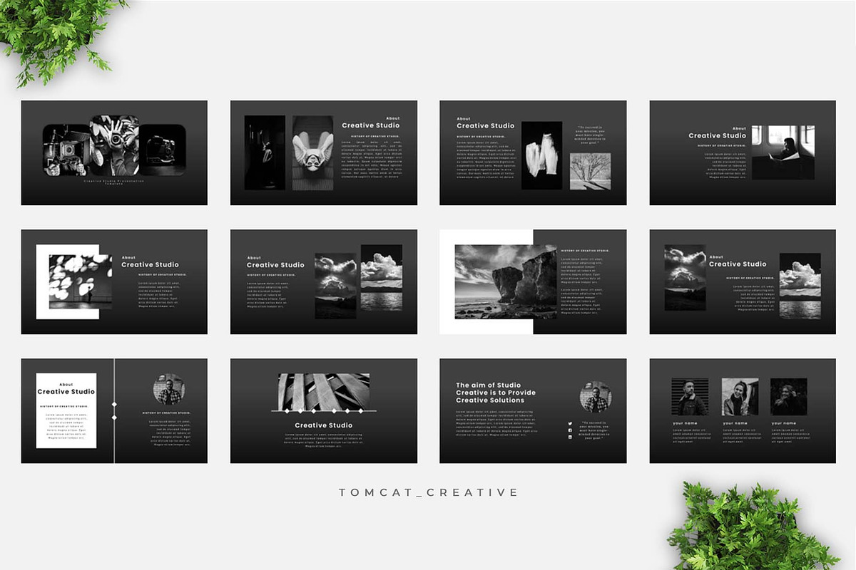 Creative Studio Powerpoint Template, a Presentation Template by Glowin ...