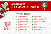 Christmas Planner Design Printable, a Stationery Template by Graphic Template (Thumbnail 3 of 3)