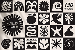 Wild Tiles Graphic Collection