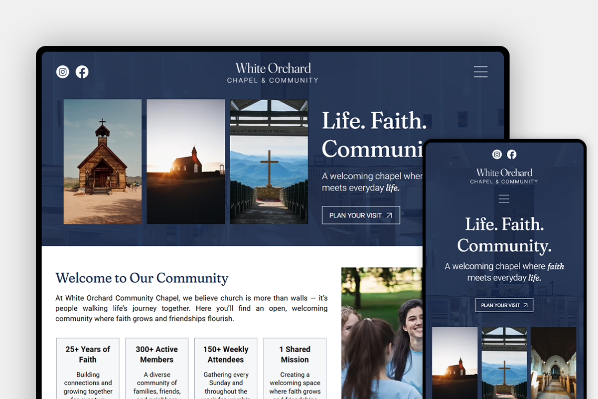Volunteer / Religious Website preview 3