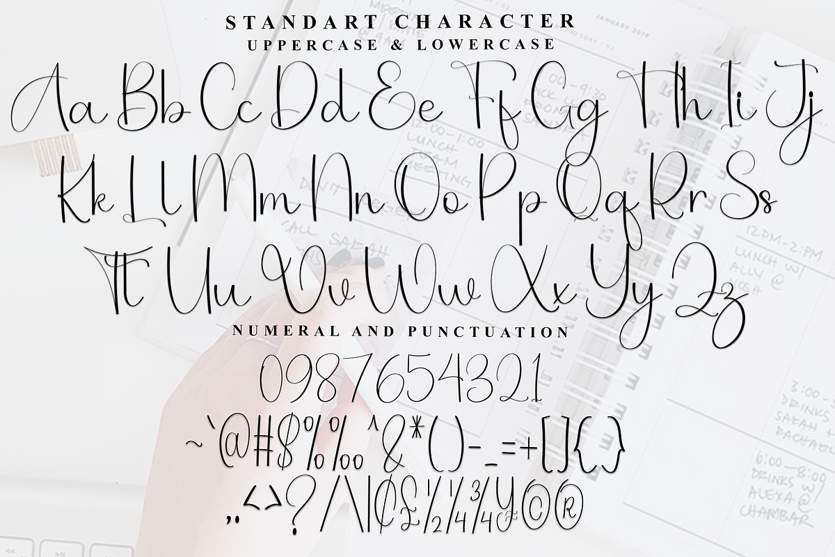 Vocation, a Handwritten Font by FreshTypeINK (Photo 6 of 7)