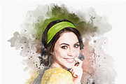 Watercolor Photo Effect Template, an Action Add-On by Photoshop Action (Thumbnail 6 of 18)