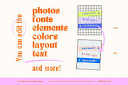 Funky Instagram Post Templates, a Social Media Template by Hell Yeah Designs (Thumbnail 7 of 8)