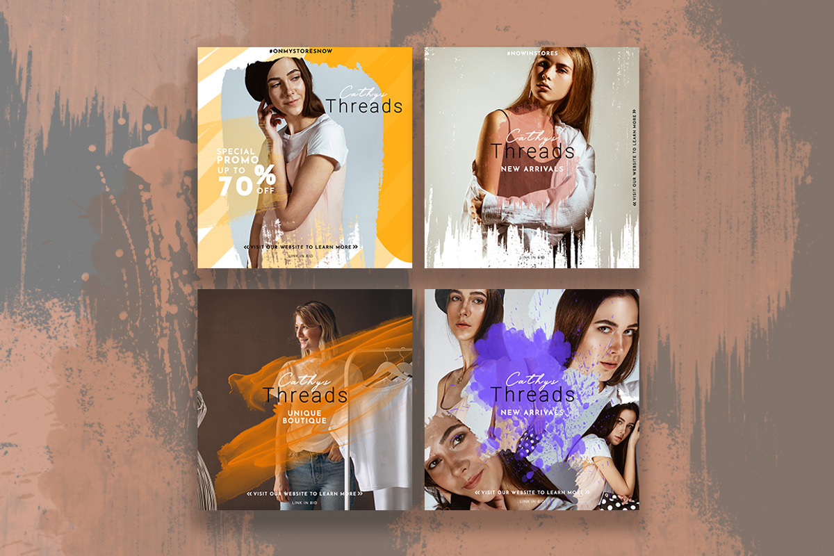 Cathy Social Media Pack, a Social Media Template by PixelHive Pro (Photo 10 of 16)