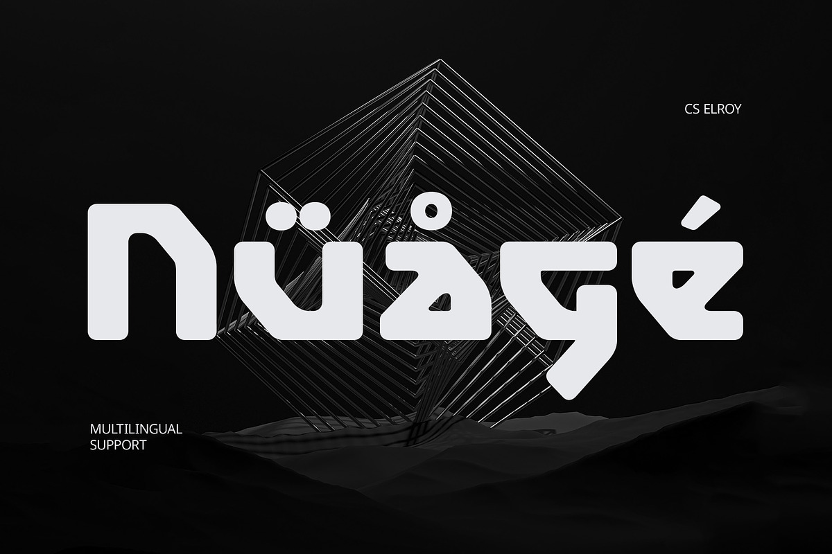 CS Elroy – Techno Font, a Sans Serif Font by Craft Supply Co. (Photo 7 of 8)