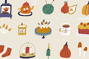 Golden Autumn | Map & Card Creator, a Decorative Illustration by Olia (Thumbnail 3 of 18)