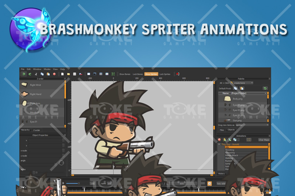 Tiny Guy Character Sprite - Arnold, an Illustration by tokegameart (Photo 2 of 5)