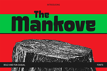 Mankove - Bold Casual Fonts