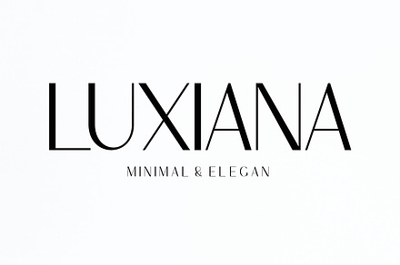 LUXIANA, a Sans Serif Font by Canden Meutuah