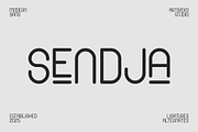 Sendja Minimalist Sans Font, a Sans Serif Font by Artiveko (Thumbnail 1 of 10)