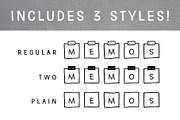 Sticky Memos, a Handwritten Font by Brittney Murphy Design (Thumbnail 2 of 2)