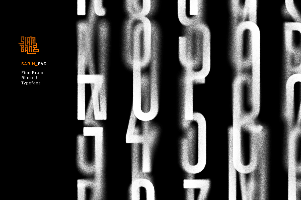 Sarin SVG Font Family, a Sans Serif Font by Slam Bang (Photo 10 of 10)