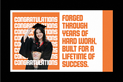 Seniors - College Athletic Sans, a Sans Serif Font by Pian45 Studio (Thumbnail 3 of 8)