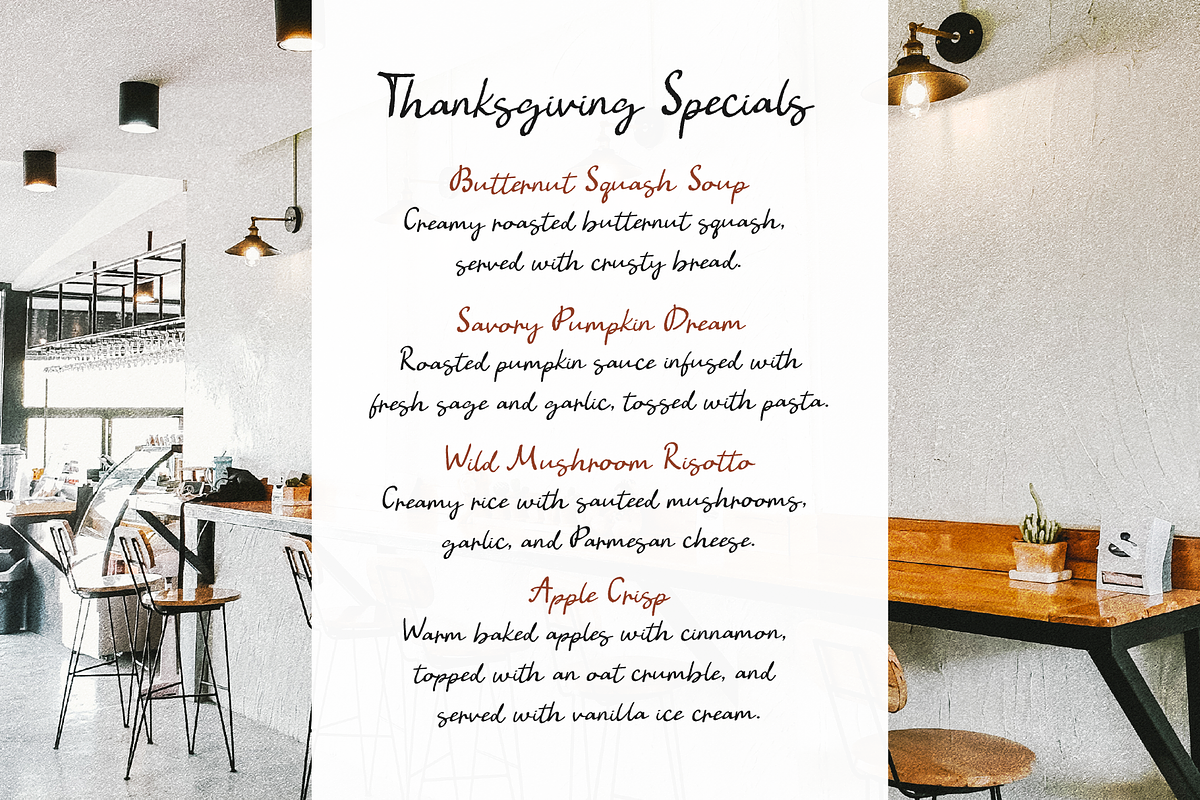 Bon Appetit Darling Pencil Script, a Handwritten Font by Kaya Fonts (Photo 16 of 44)