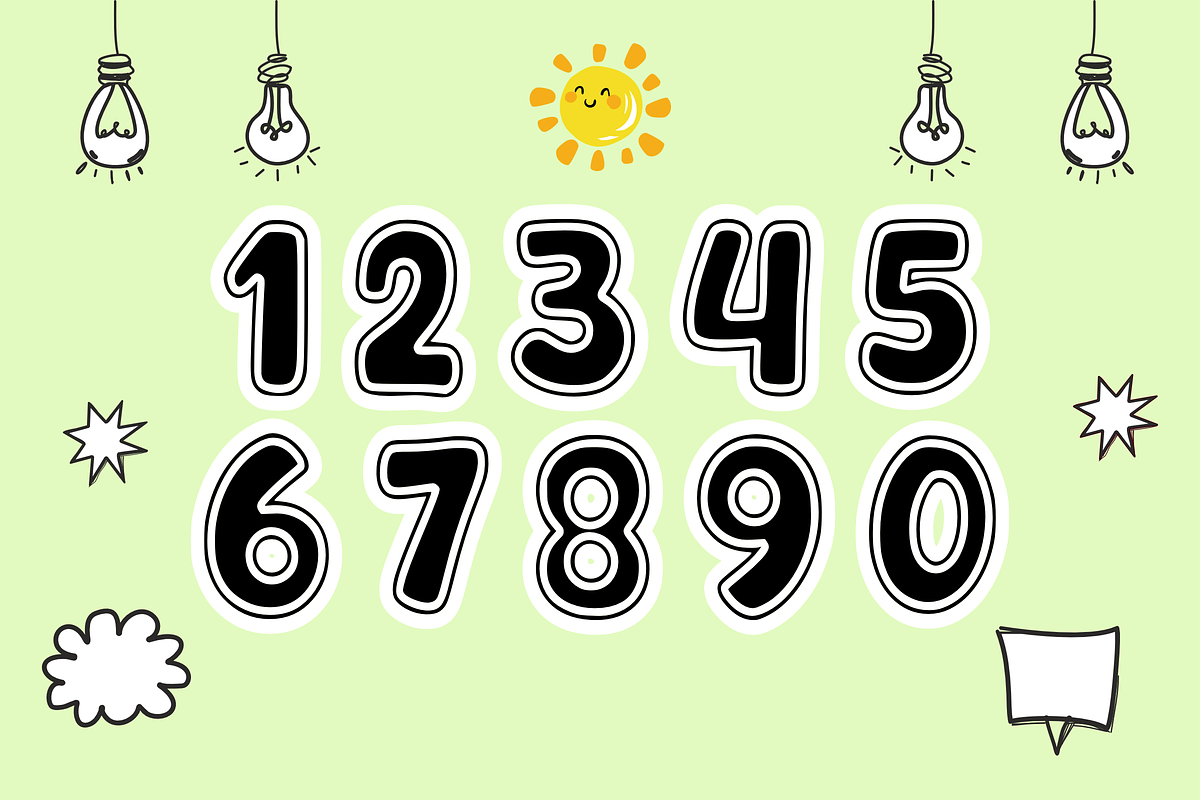 FANCY DISPLAY - Playful Cartoon Font, a Sans Serif Font by KiddoGlyphs Studio (Photo 5 of 5)