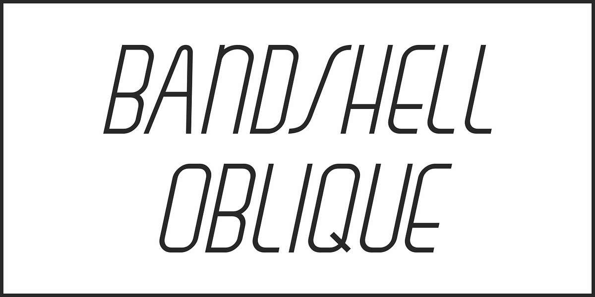 Bandshell JNL, a Font by Jeff Levine Fonts (Photo 4 of 5)