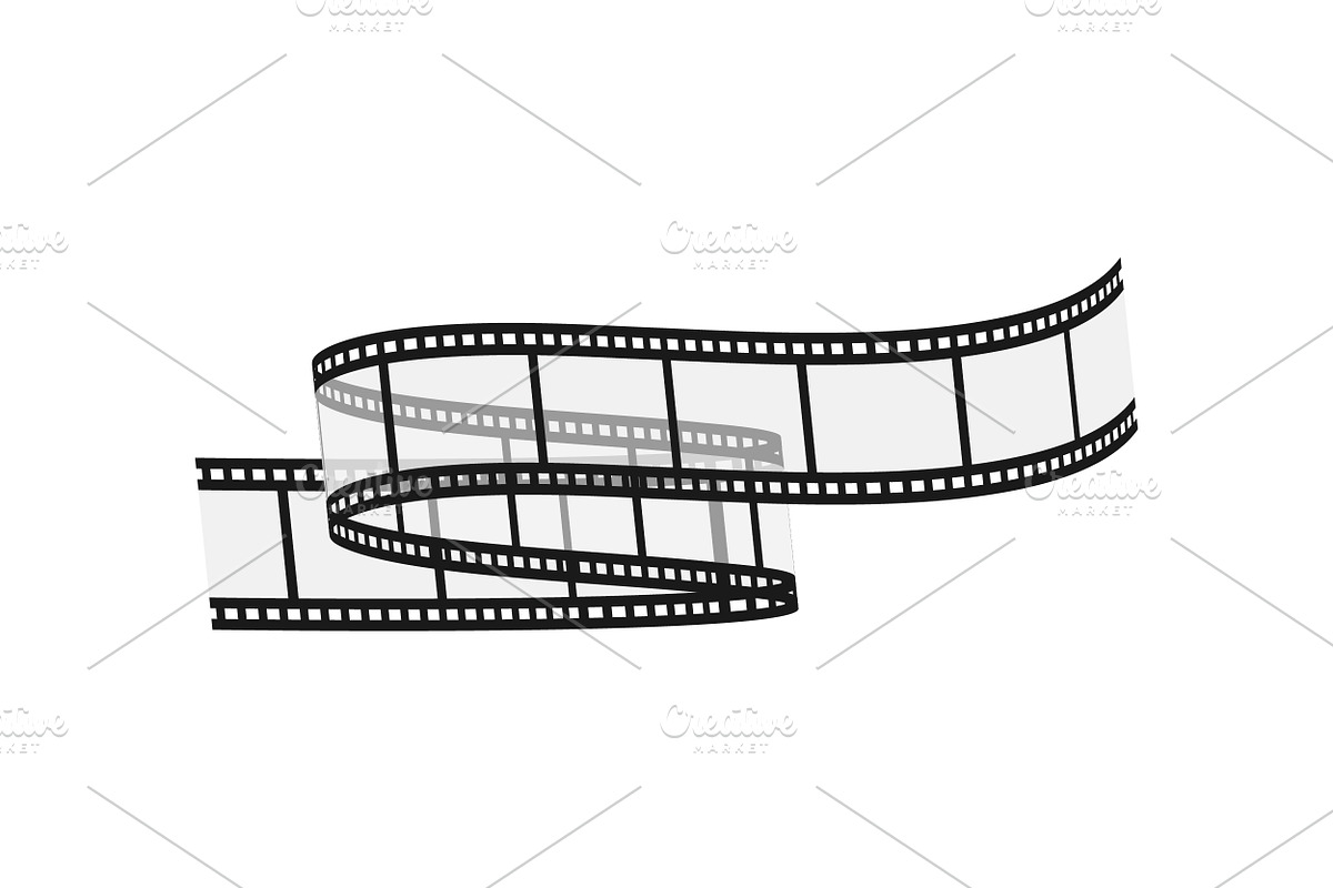 Realistic Transparent Film Strips, a Technology Illustration by PsychocheArt (Photo 5 of 8)