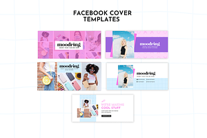 Facebook Template Bold Canva