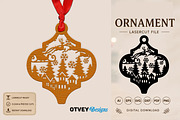 Christmas Scene Ornaments, a Decorative Illustration by OTVEY DESIGN (Thumbnail 4 of 9)