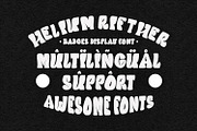 Helium Rifther Badges Display Font, a Sans Serif Font by Maulana Creative (Thumbnail 6 of 7)