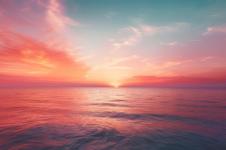 Beautiful seascape. Sunset over the, a Photo by Iftikhar Alam