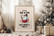 Funny Christmas Sarcastic Snowman Pn, an Illustration by CreationArt (Thumbnail 4 of 4)