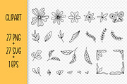Whimsical Florals Patterns Clipart, a Pattern Graphic by AnnaViolet_store (Thumbnail 2 of 14)