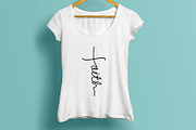 'Faith' Cross - Christian SVG, an Illustration by Little Type Factory (Thumbnail 5 of 7)