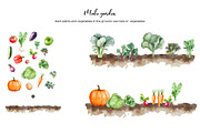 Watercolor farming life clipart, a Food Illustration by Art and Funny (Thumbnail 3 of 7)